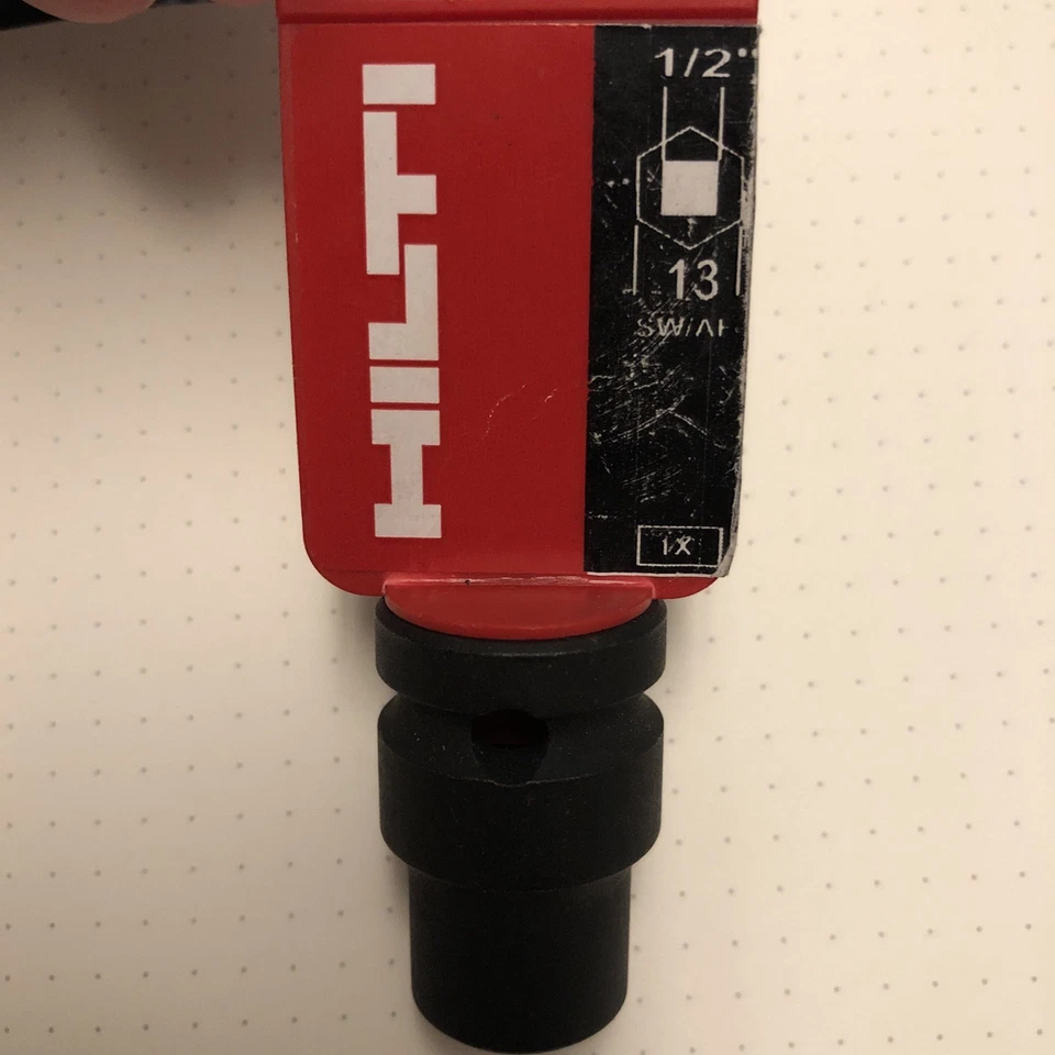 Enchufe de impacto poco profundo Hilti S-NSD 1/2 pulgada - 13 S Foto 4 de 4