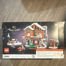 LEGO Alpine Lodge Winter Village Icons 10325 Complete Set 1517 Pieces 18+