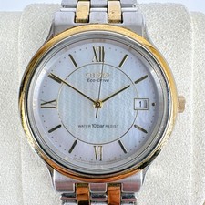 Working Citizen Eco-Drive Solar Men's Watch Date Two-Tone CITIZEN