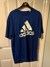 Image of NWT Adidas Creator SS Athletic T-shirt Blue Men's Large Short Sleeve Tee New