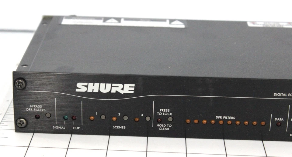Shure DFR11EQ5, Digital EQ Feedback Reducer Limiter - Image 2 of 4