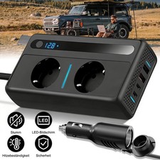 Spannungswandler Auto-Wechselrichter 300W KFZ Netzadapter mit Zigarettenanzünder