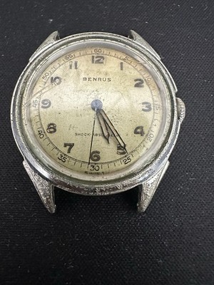 Benrus Swiss Made Armbanduhr Herren Field Watch 33mm Defekt