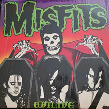 Misfits Evilive LP 12" Black Vinyl Caroline Records Rock 1997 In Shrink Wrap