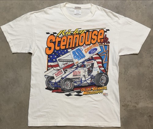 Vintage 2003 Ricky Stenhouse Jr. Sprint Car Tee - Large