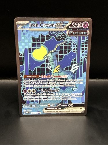 Pokemon Iron Crown ex 158/131 SV: Prismatic Evolutions Special Illustration A - Picture 3 of 7