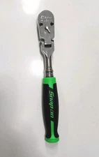 SNAP-ON TOOLS USA  3/8" Drive Cynergy Soft Grip Flex Ratchet FHF100 GREEN