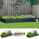 Galvanised Steel Raised Garden Bed Outdoor Planter Box with Open Bottom