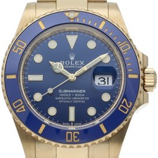 Rolex Rolex Submariner Date 126618LB Yellow Gold 41mm Blue Dial Automatic #LPW1390