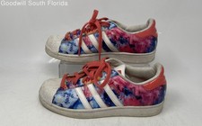 Adidas Kids Superstar CF B27570 Multicolor Low Top Lace-Up Sneaker Shoes Size 6