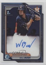 2024 Bowman Chrome Prospect Auto Will Bush #CPA-WB Auto 4g8