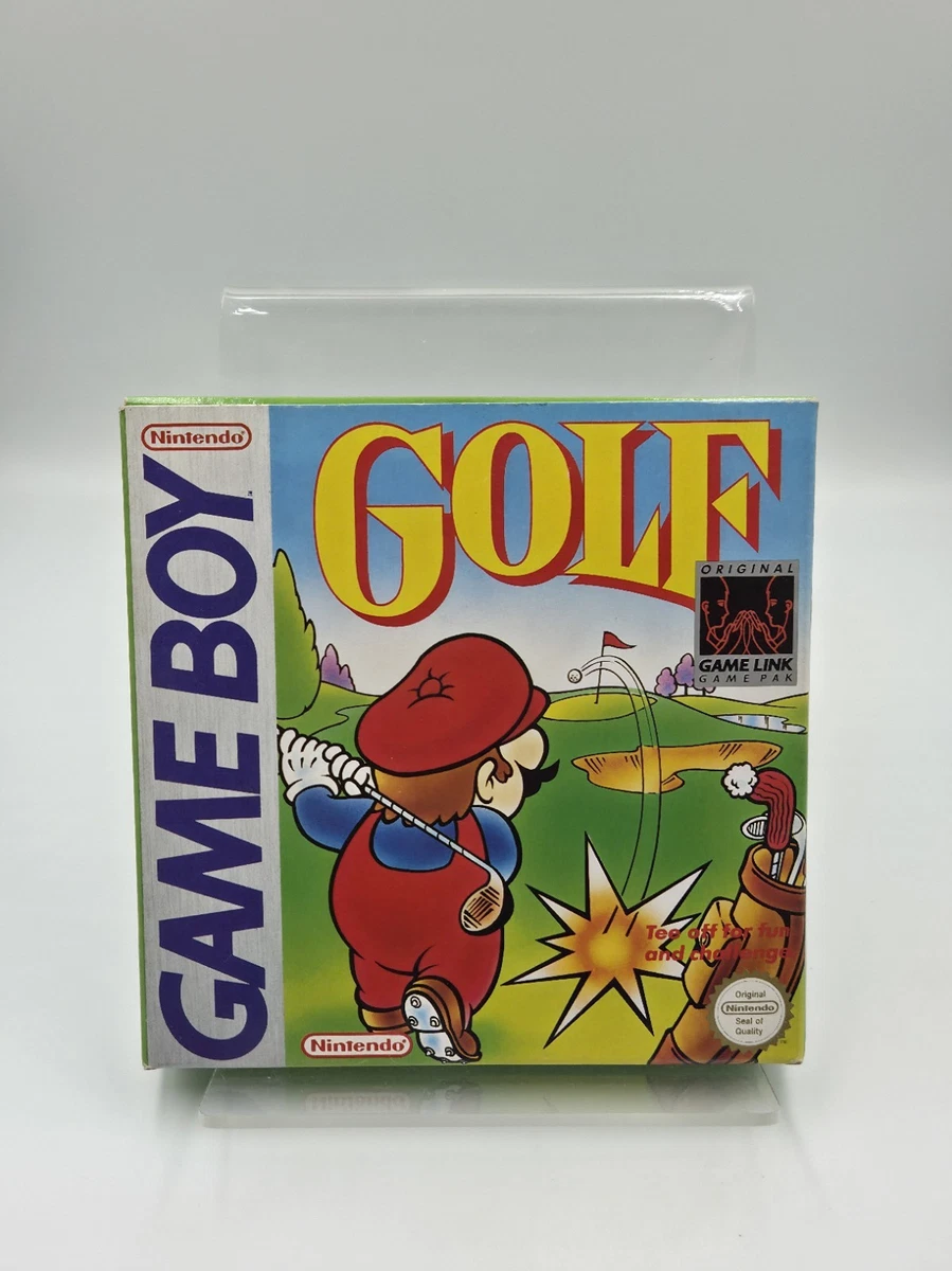 Nintendo Game Boy Classic Juego Golf con EMBALAJE ORIGINAL e Instrucciones APAGADO