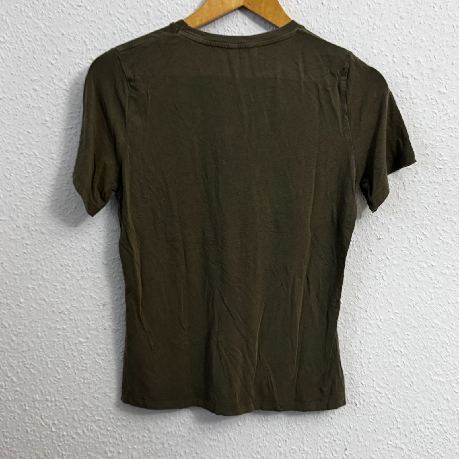 mbyM "Julie" Olive Green Crew Neck T-Shirt - Size M image 6