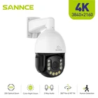 SANNCE 8MP POE Security IP Camera PTZ 20x Zoom Two Way Audio Color Night Vision