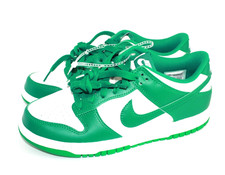 Nike Dunk Low GS Malachite Kids Youth Sneakers Green White Size 6Y