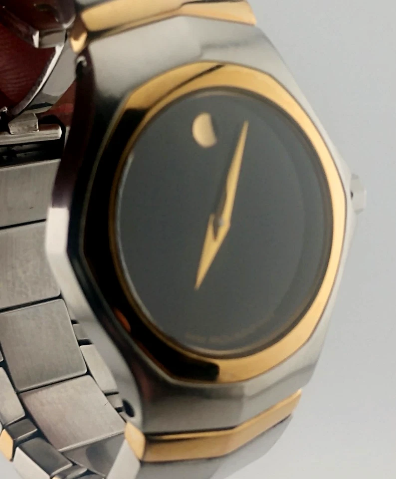 Reloj Museo Clásico Movado Ladie's 2 Tonos 18K GP/SS Modelo #81.G4.1861 - Excelente Foto 3 de 4