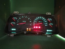 01-04 DODGE DAKOTA MPH INSTRUMENT GAUGE CLUSTER SPEEDO TACH MILEAGE PROG 2135