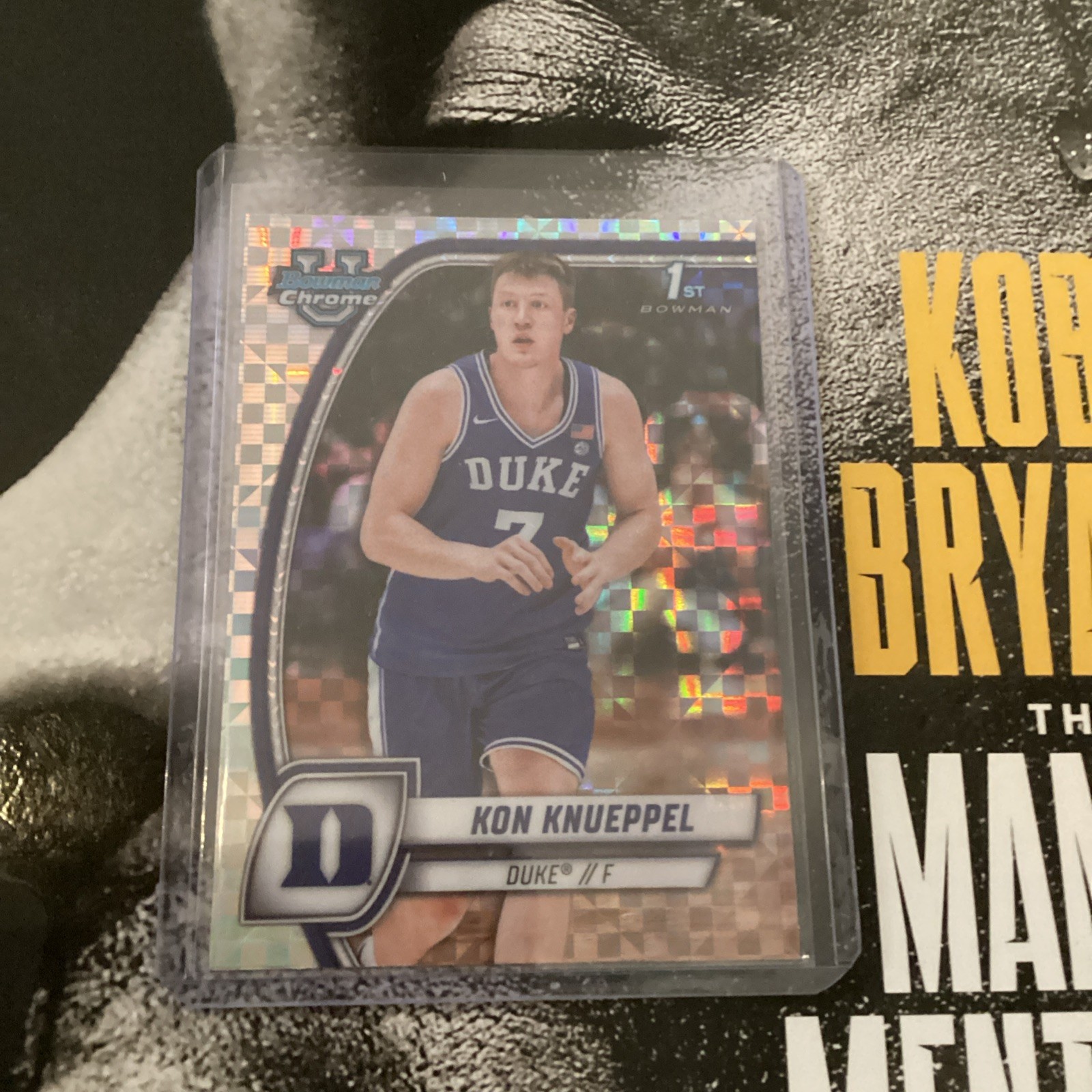 Kon Knueppel 2024-25 Bowman University Chrome X- Fractor 1st Bowman Rookie
