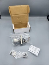 IDH Storm Screen Door Latch Knob & Lever, 21250-10B Shiny Aluminum NEW