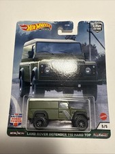 Hot Wheels Premium British Horsepower Land Rover Defender110 Hard Top Green 5/5