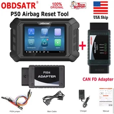 OBDSTAR P50 SRS Reset with CAN FD Adapter For 95 Car Brand 15300+ ECU Part No.