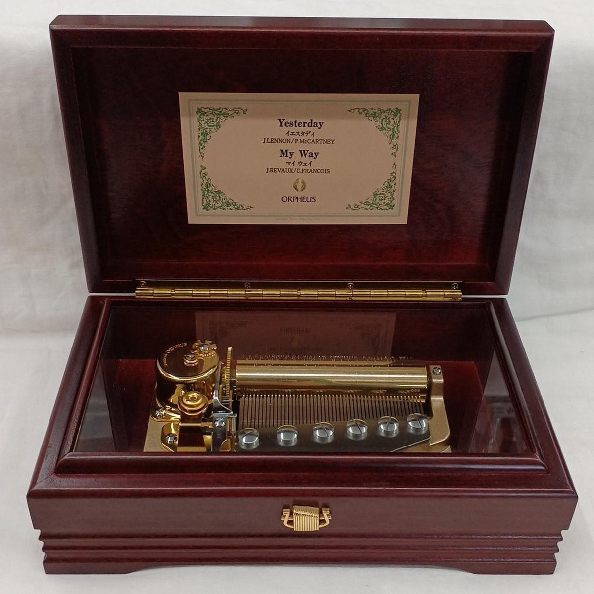 SANKYO製『ORPHEUS』 Music Box Model ORPHEUS DX414EDA SANKYO | eBay