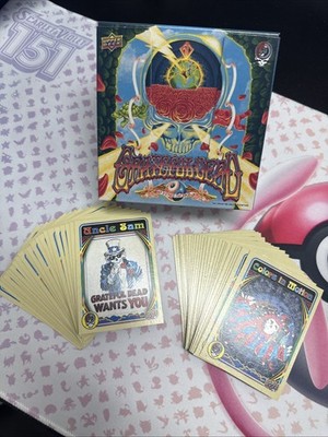 GREATEFUL DEAD 25周年記念　18CD BOX 2025 UD Grateful Dead COMPLETE **50 CARD BASE SET** w/ **EMPTY