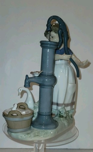 Firmato Da Lladro #5285 "Estate In Fattoria" Alto 10" Made In Italy 1985. Come nuovo!! - Foto 2 di 12