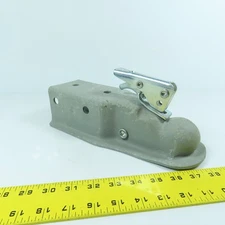 Fulton 34-300 2" Ball Straight Tongue Hitch Coupler SAE CL. 3 Rated 5000 LB