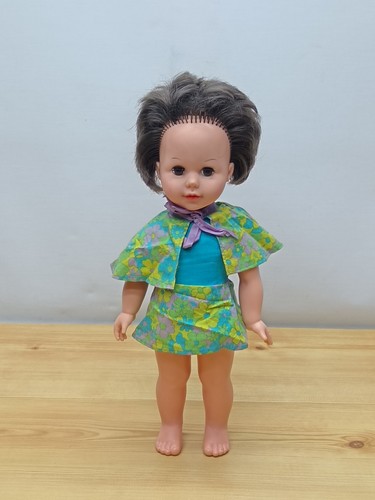 Vintage 1960s Palitoy 14" Pull String Talking Doll - Made in England - No Sound