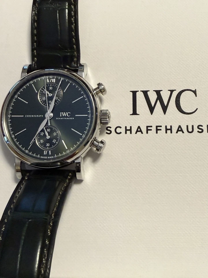 IWC Portifino Chronograph Steel Green Dial 39mm Automatic Men’s Watch IW391405 - Image 3 of 4