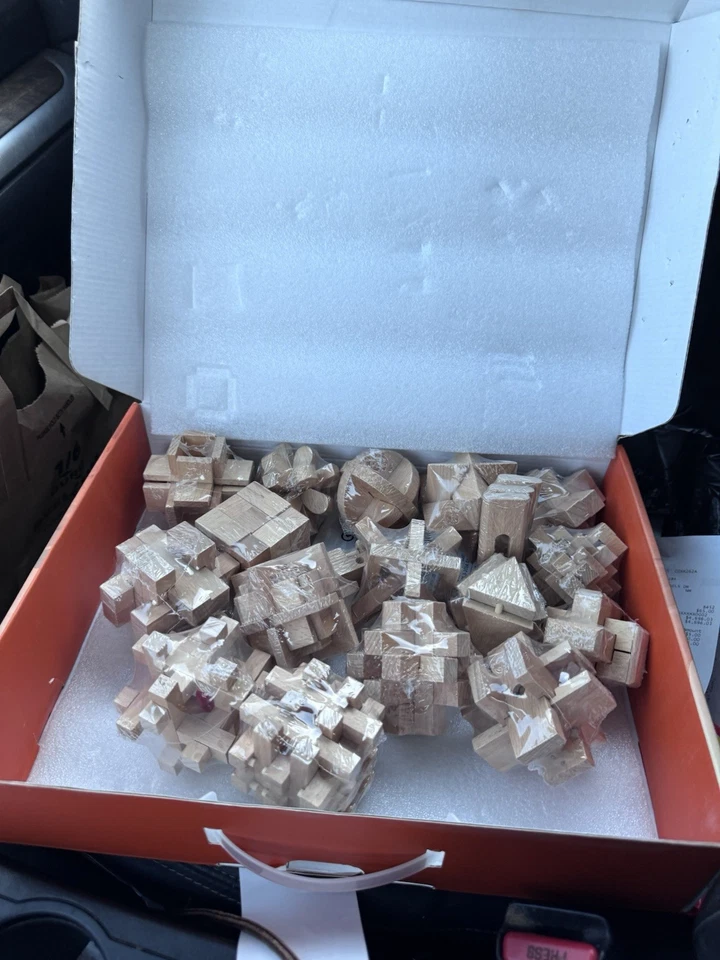 KongMing Wooden Lockset-18 Pieces. Level 6+ - Image 2 of 4