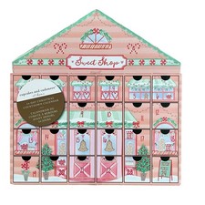Cupcakes & Cashmere Christmas Advent Calendar 24 Countdown Drawers Refillable
