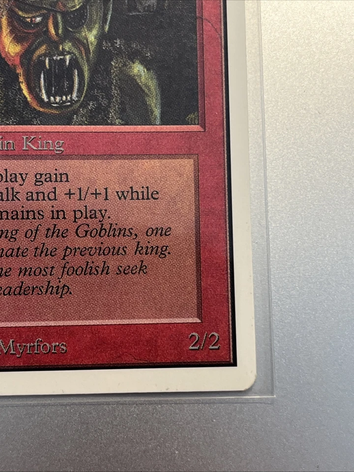 Goblin King - Unlimited Edition MTG (1993) Magic the Gathering Warped See Pics - Image 4 of 4