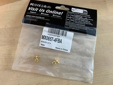 MUSICLILY MX0657 Electric Guitar STRING TREE Roller Guide Gold Lot of 2x 2-Pack