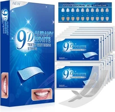 9D Sensitive Teeth Whitening Strips- Professional 2 Count (Pack of 14) 