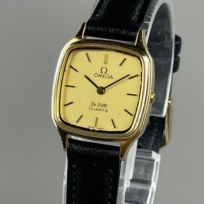 OMEGA De Ville Vintage Ladies Watch 20mm Quartz Brand New Band
