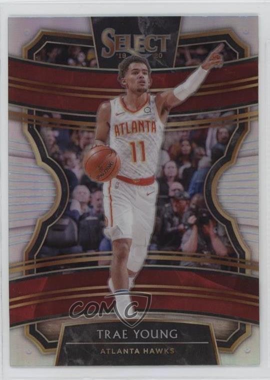 2019-20 Panini Select Concourse Silver Prizm Trae Young #33 rp9
