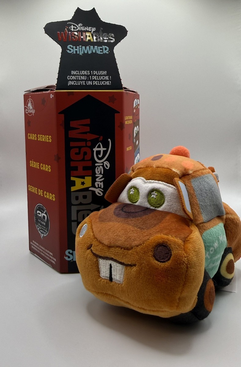 2026 Disney Parks Wishables Shimmer Pixar Cars Plush Mystery Box
