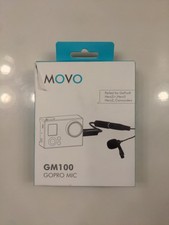 Movo GM100 External Lavalier Clip-on Condenser Microphone for GoPro HERO 3 3 4