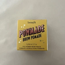 Benefit Powmade Brow Pomade - Shade 3.75 Warm Medium Brown - .17 oz NIB #4