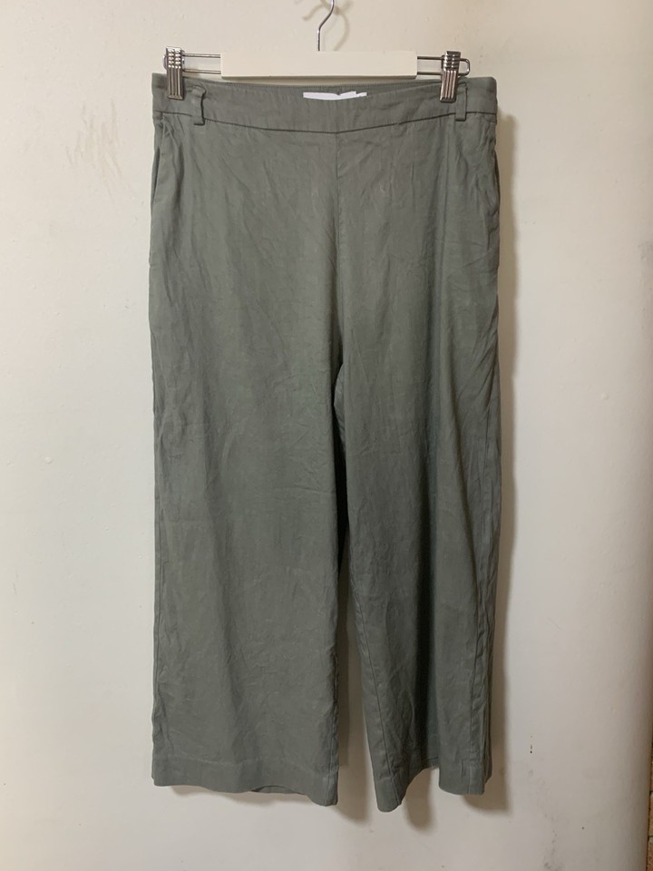 WITCHERY Wide Leg Linen Mix Pants Sz 8 - BUY Any 5 Items = Free Post