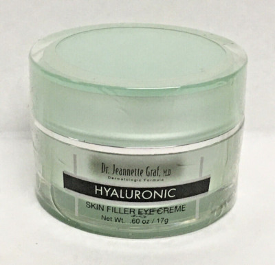 Dr. Jeannette Graf Hyaluronic SKIN FILLER EYE CREAM .60 OZ 17g NEW