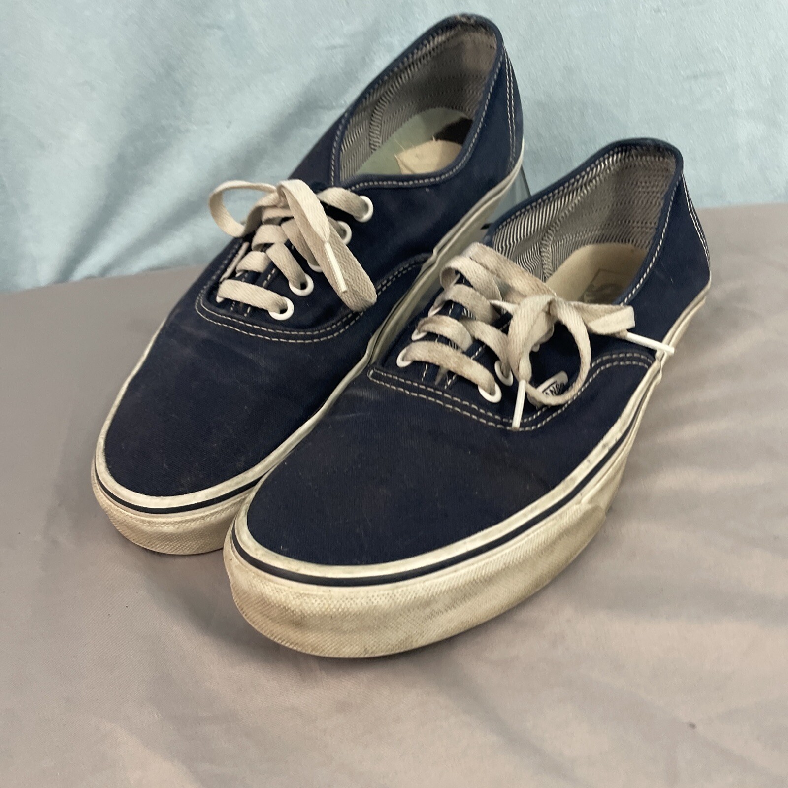 SAOLA Sneaker da skate VANS Authentics da uomo 10 blu in tela bassa 721356