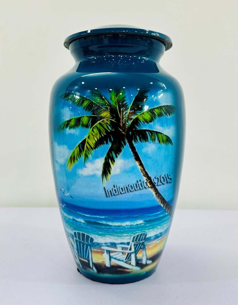 Urns For Human Ashes, Beach Urn,Burial Urn for Ashes Ocean Urn, Urn for