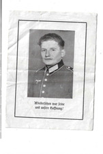 Nr,54249 Sterbe Bild Deutscher Soldat 1943 Orel  Russland Aurach