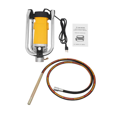 Handheld Electric Concrete Vibrator 2000W 13.12 feet Shaft Air Bubble Remover