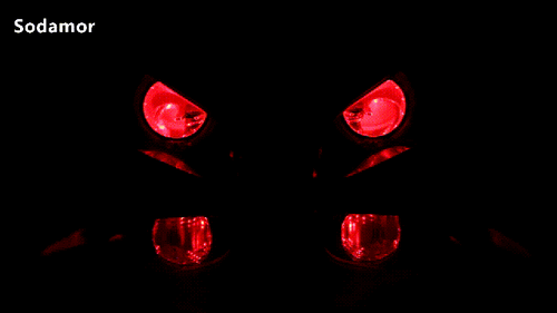 Customized Headlight Assembly White Angel Red Devil Eye for Honda CBR1000RR 2004 - Picture 2 of 24