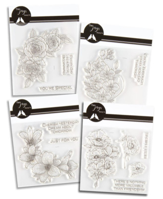 Zwei Jays Briefmarken - Sommerblumenkollektion - 14 Briefmarken