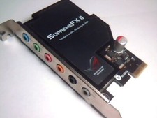 ASUS Supreme FXII Republic of Gamers Green Sound Card 6-35mm Audio IN/OUT Port